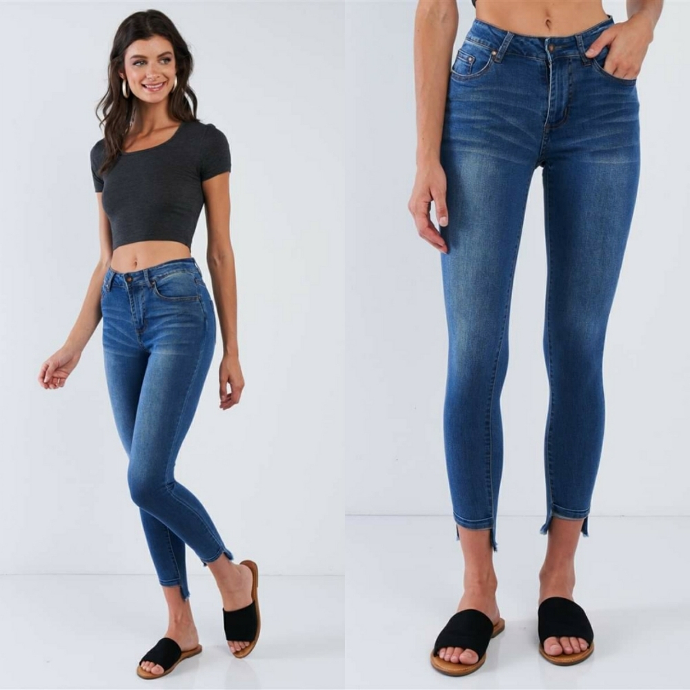 Universal Ankle Skinny Jeans (Medium Wash)